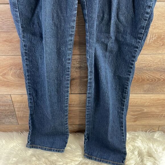 JEANS FOR NEW TIME Embroidered Embellished Jeans Ladies Size 10 Blue - Picture 4 of 11